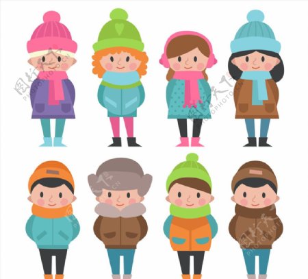 8款可爱冬装儿童