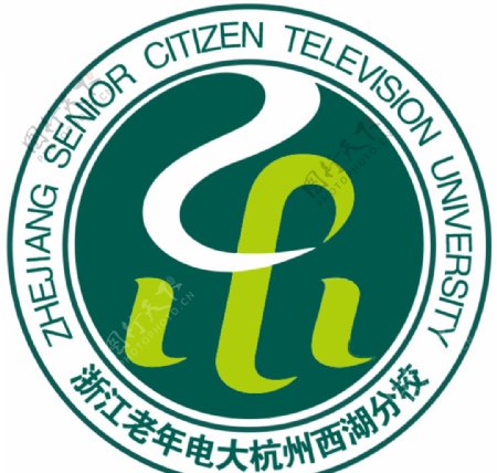 浙江老年电大logo