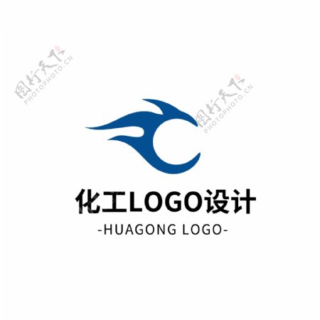 简约大气化工logo标志设计