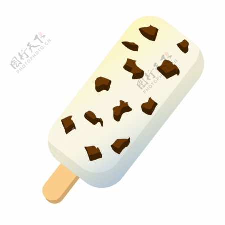 白色巧克力冰淇淋