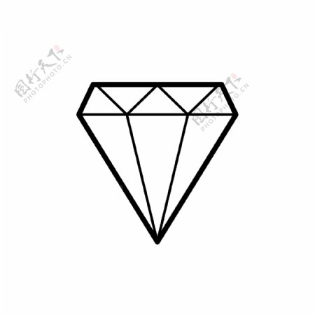 扁平化钻石