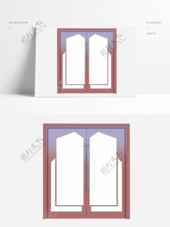 中式风格玻璃门