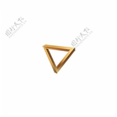 立体方三角金属框