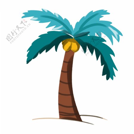 种植夏日椰子树