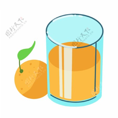 夏季饮品橙汁