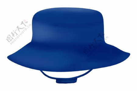 遮阳帽蓝色帽子