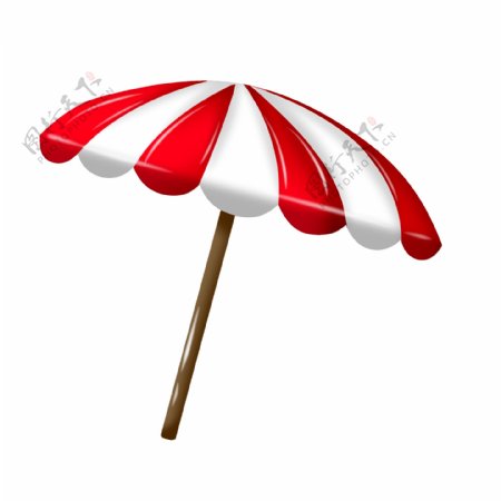 夏季条纹遮阳伞