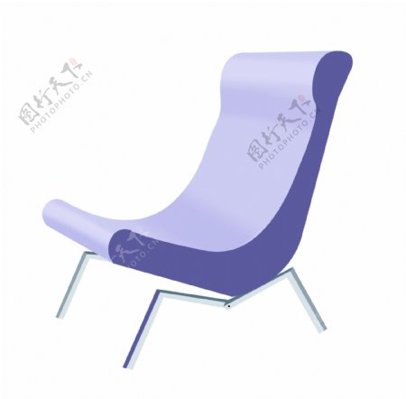 紫色舒适座椅