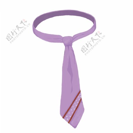 紫色领结装饰