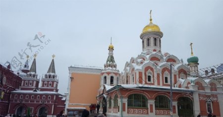 漂亮的莫斯科红场建筑