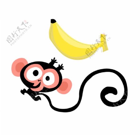 香蕉猴子