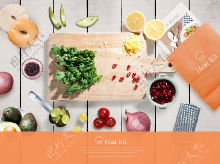 美食海报食物素材食物广告