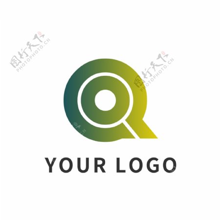 创意字母Q渐变logo标志标识