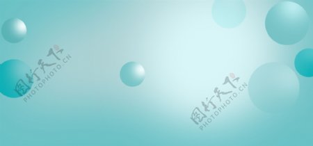 蓝色圆形电商banner背景设计