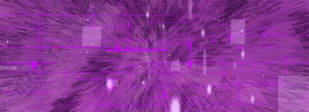 紫色科技叠加背景叶片