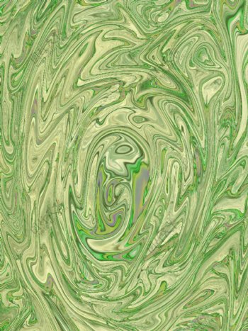 原创绿色流体纹理质感背景