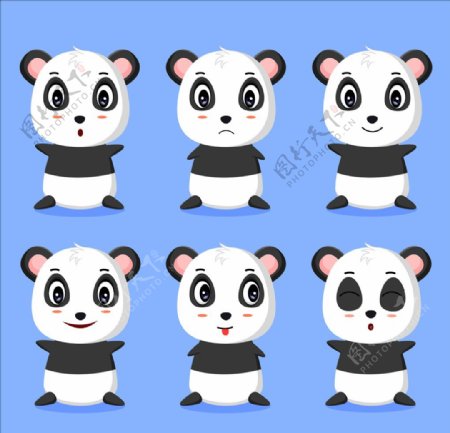 熊猫表情系列