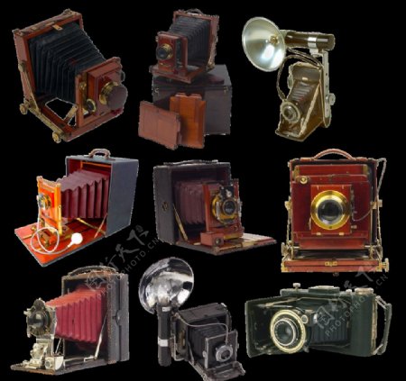 各式老款相机箱式相机合集