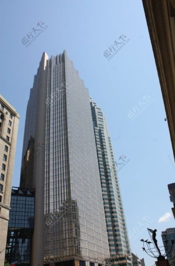 现代商业中心高楼大厦摩天