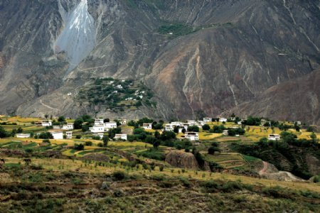 西藏盐井风景