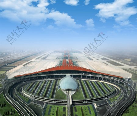北京大兴机场实拍图