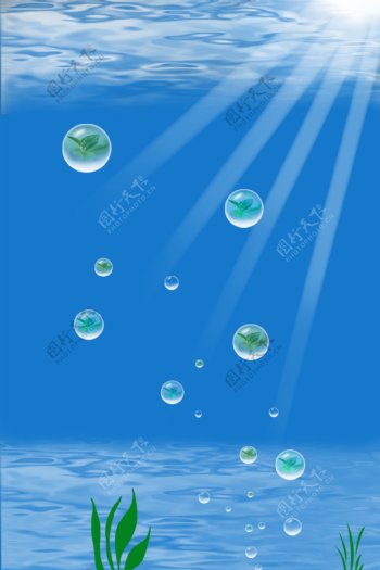 水滴气泡
