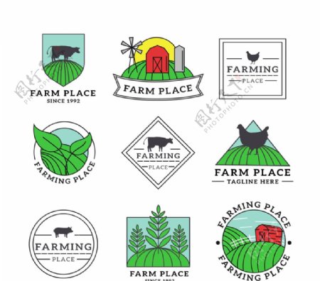 9款创意农场标志