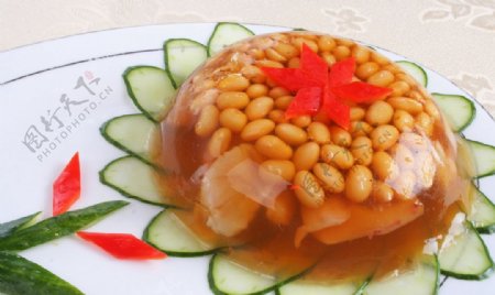 黄豆虾仁冻