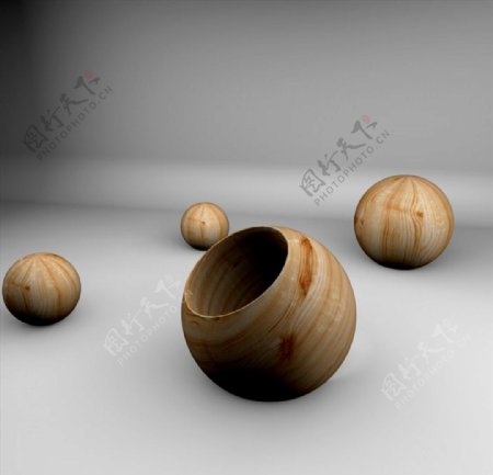 木质小球