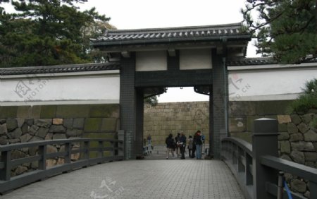 日本建筑日式大门