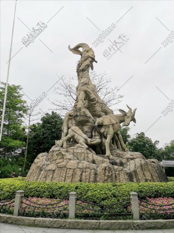 五羊雕像广州五羊广州地标