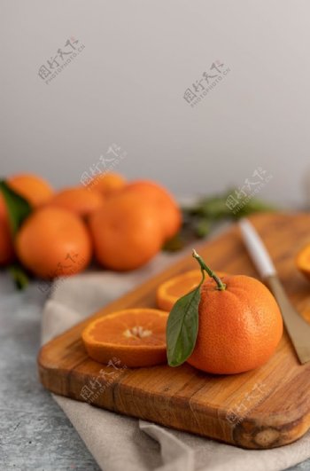 切片橙子