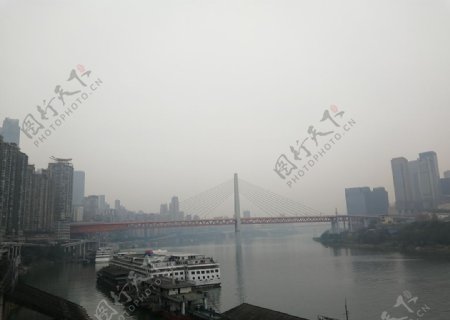 千厮门大桥全景