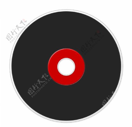 红黑色塑料CD