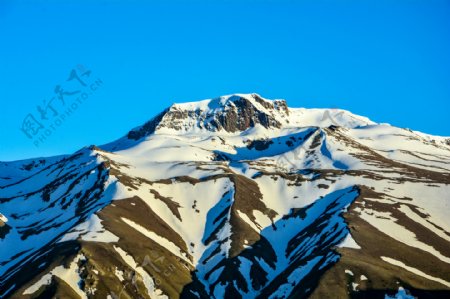 雪山自然瑞士欧洲高山