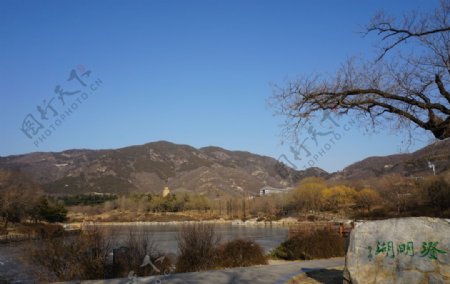 北京植物园澄明湖