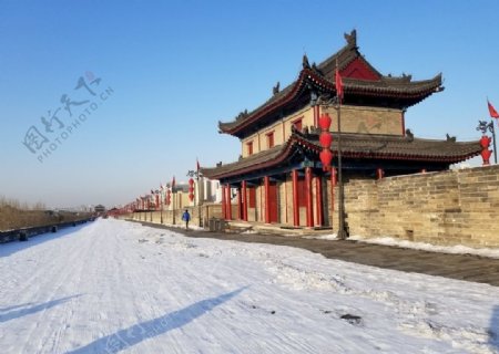 西安明城的冬天