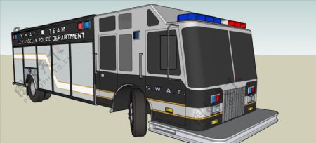 超大SWAT车模型