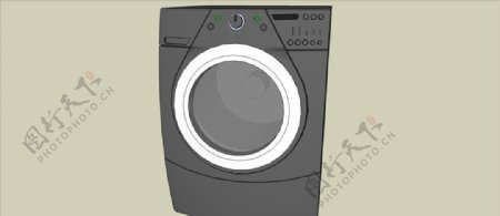 滚筒洗衣机模型