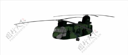 CH47直升飞机模型