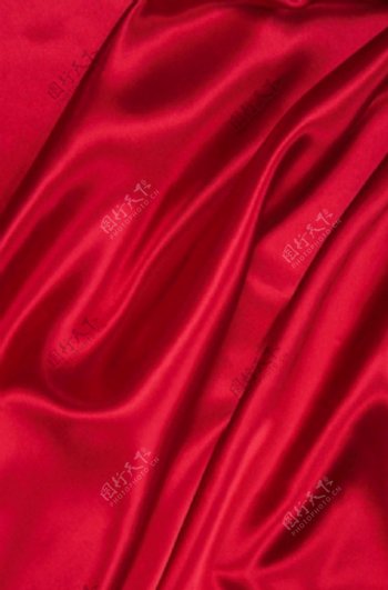 红色绸缎丝绸高端背景素材