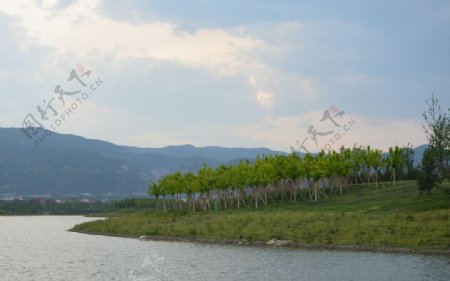 晋阳湖美景