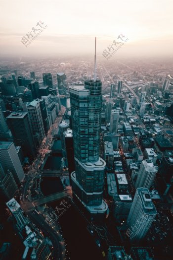 城市建筑大楼高楼商务背景素材