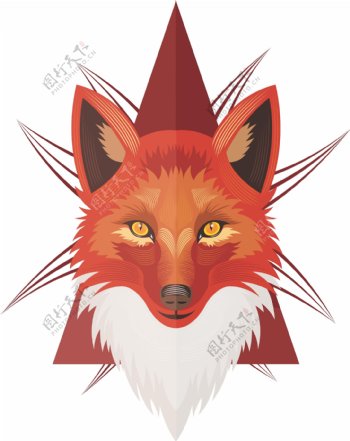 狐狸矢量素材
