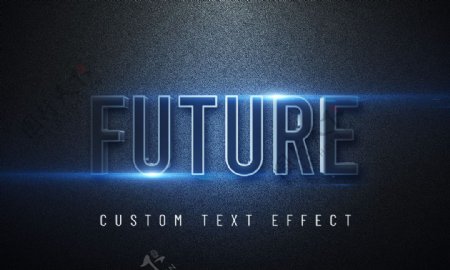 字体样式未来科幻效果