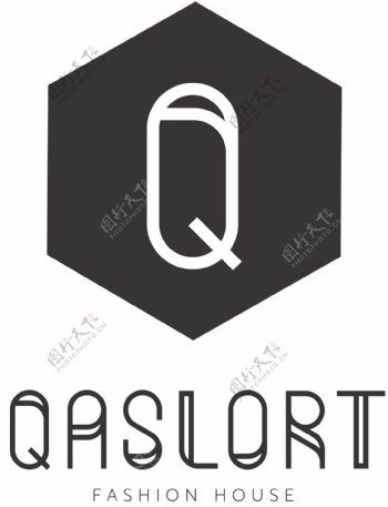 矢量字母logo标志Q元素