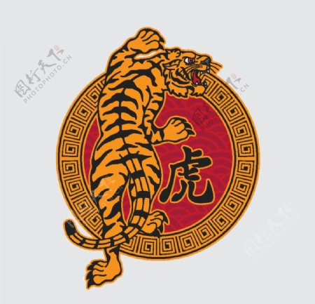 日本传统虎纹