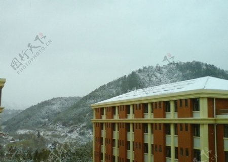 云南大学雪景