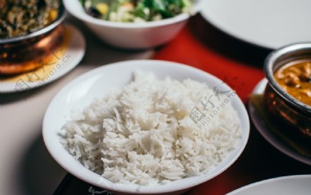 米饭与菜
