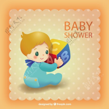 婴儿洗澡标签